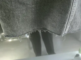 Peto vaquero Bershka negro