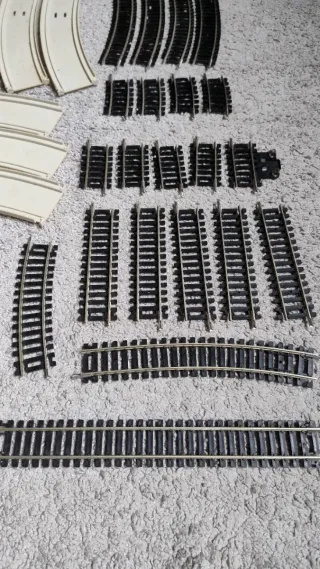 Lima rotaie per plastico ferroviario