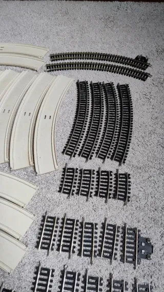 Lima rotaie per plastico ferroviario