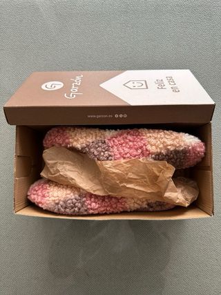 Zapatillas de casa Garzón cuadros