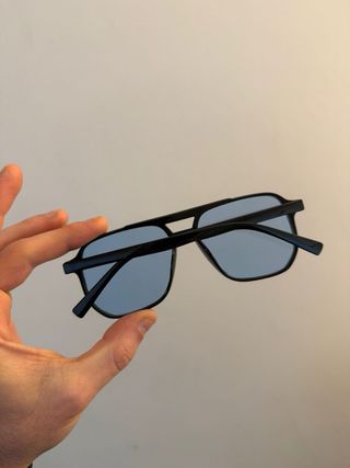 Occhiali da sole aviator lenti blu