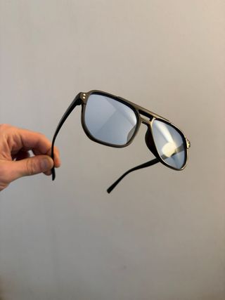 Occhiali da sole aviator lenti blu