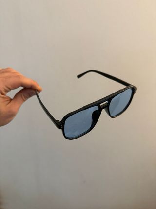 Occhiali da sole aviator lenti blu