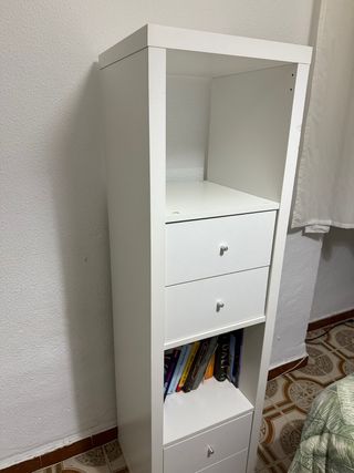 Estantería Kallax 1x4 Blanca
