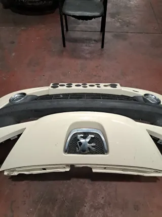 Paragolpes Peugeot 207 con faros antiniebla.