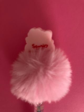 Bolígrafo Hello Kitty con pompón rosa