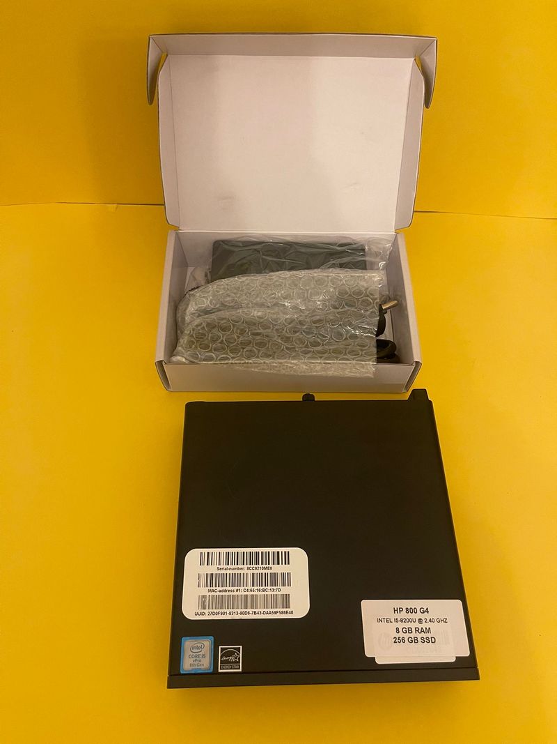 HP 800 G4 8200 Escritorio Mini PC afbeelding 2