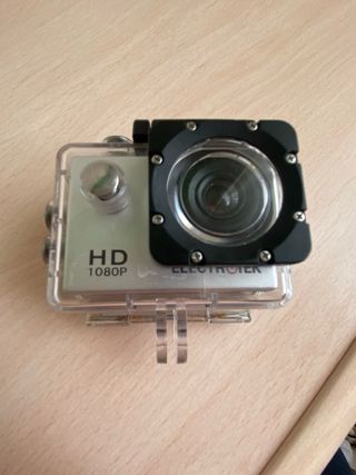 Cámara Deportiva Electrotek HD 1080P Plata