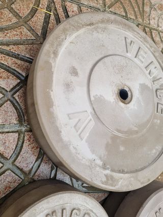 6 Pesas 5Kg + 2 de 20Kg 28mm (70€) | Chollo