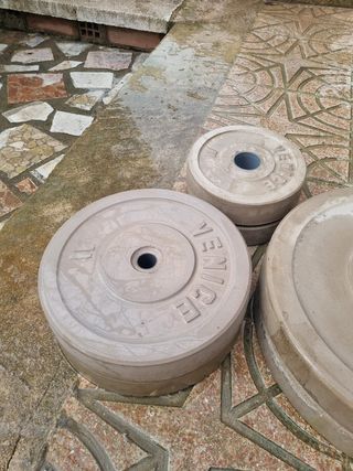 6 Pesas 5Kg + 2 de 20Kg 28mm (70€) | Chollo