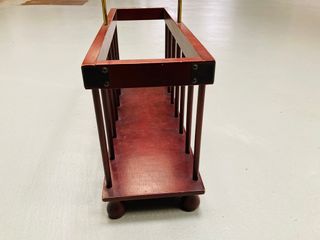 Revistero Vintage Madera Años 70