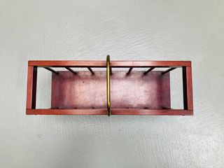 Revistero Vintage Madera Años 70