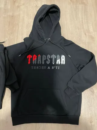 Chándal Trapstar Negro y Rojo