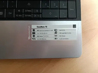 Packard Bell EasyNote TE Portátil