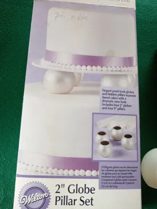 Wilton Set Colonne per Torte 2 Globe