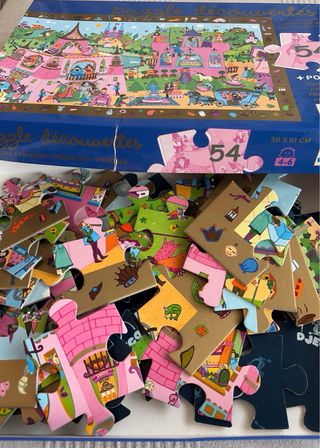 Puzzle Djeco Princesas 54 Piezas