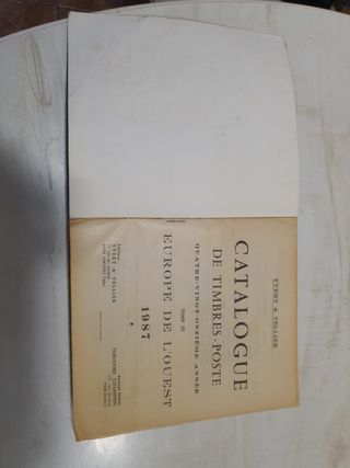 catálogo yvert et tellier. Sellos de Francia