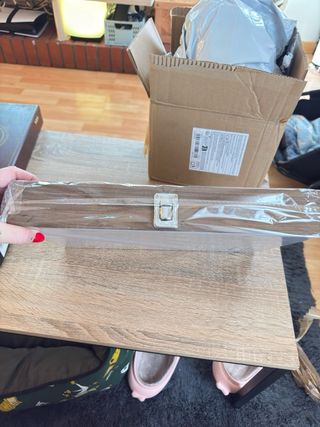 Joyero grande de madera con compartimentos