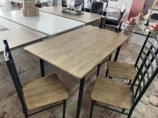 Mesa Comedor Metal y Madera