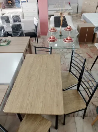 Mesa Comedor Metal y Madera