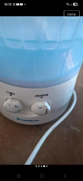 Mini lavadora 1kg ropa bebé.