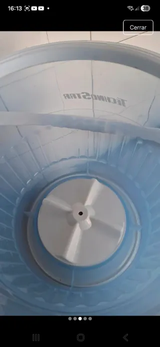 Mini lavadora 1kg ropa bebé.
