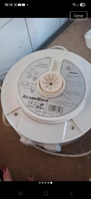 Mini lavadora 1kg ropa bebé.
