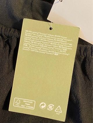 Vestito H&M nero cut-out con laccetti