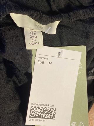 Vestito H&M nero cut-out con laccetti