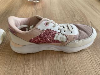 Botas Mustang Mujer Rosa y Blanco