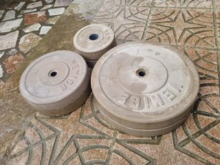 4 Pesas 5Kg + 2 de 10Kg + 2 de 20Kg (28mm | Oferta