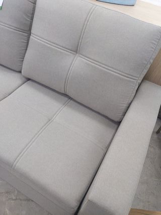 Sofá cama chaise longue con arcón