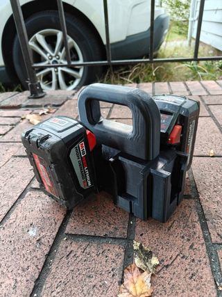 Soporte Porta 6 Baterías Milwaukee M18