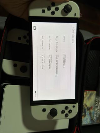 Nintendo Switch OLED Bianca