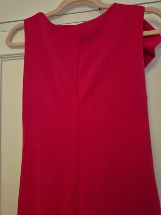 Vestido fiesta largo rosa fucsia