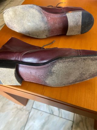 Botines de señora rojos talla 38.5