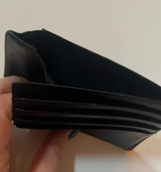 Cartera Tarjetero Montblanc Negra