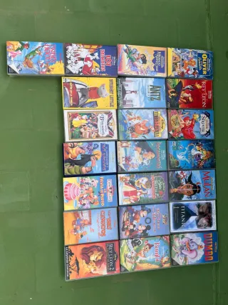 Lote Cintas VHS Disney Originales