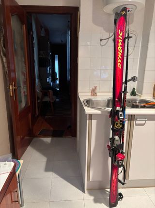 Esquís DYNAMIC con bastones y funda