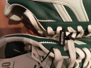 Zapatillas deportivas verde y blanco Talla 46