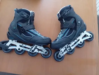 Patines Oxelo Negro y Azul