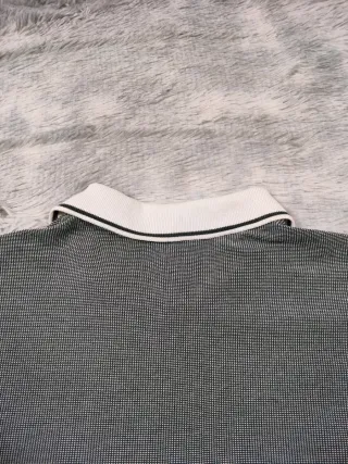 Lacoste Polo Hombre Microcuadros Gris Pique Lujo 7