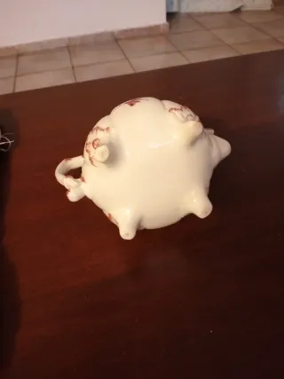 Teiera in ceramica decorata vintage