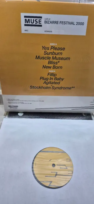 Vinilo Muse Bizarre Festival 2000