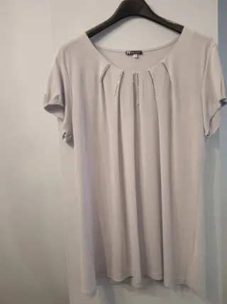 Maglietta grigio perla FANCY FACTOR tg 44/46