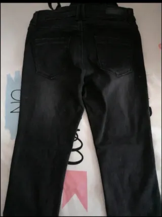 Mono vaquero negro Stradivarius