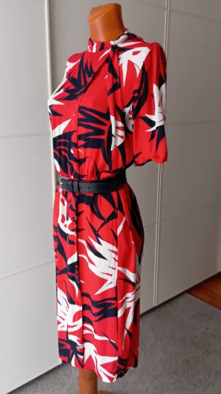 Vestido vintage estampado