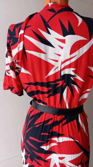 Vestido vintage estampado