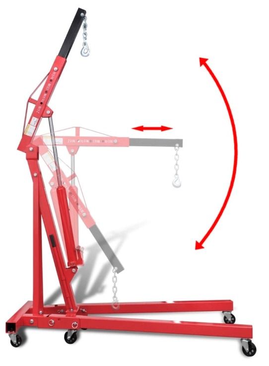 Grúa Motores taller Plegable 1 Tonelada