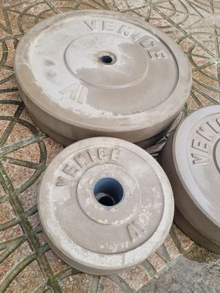 4 Pesas 5Kg + 4 de 20Kg (28mm) | Precio brutal